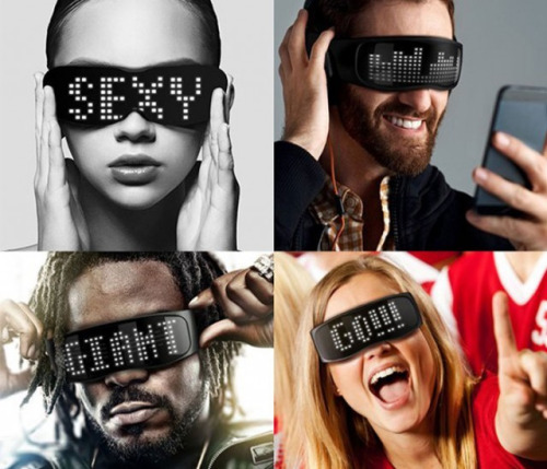Gafas LED para fiestas-gafas Bluetooth LED para festivales-gafas